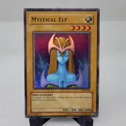 Yugioh Mystical Elf LOB-062 Super Rare - Image 1