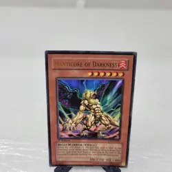 YuGiOh Manticore of Darkness Asian English IOC-AE-067 First Edition Ultra Rare - Image 2