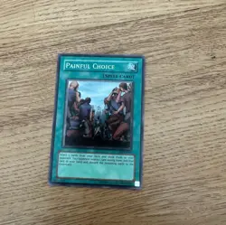 YUGIOH PAINFUL CHOICE Original EN SRL-EN049 Near Mint NM - Image 1