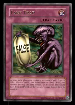 3X Yugioh Fake Trap #MRD-056 Metal Raiders LP - Image 1