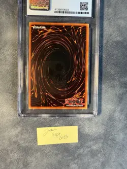 Yugioh! Faded Blue Eyes White Dragon SDK-001 CGC Graded Slab - Image 3