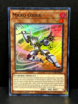 Yugioh Micro Coder TOCH-EN042 Super Rare 1st Ed - NM - Image 1