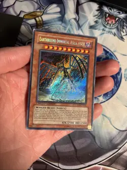 (YCL) Yugioh Earthbound Immortal Aslla Piscu CT06-ENS02 Secret Rare Limited MP - Image 2