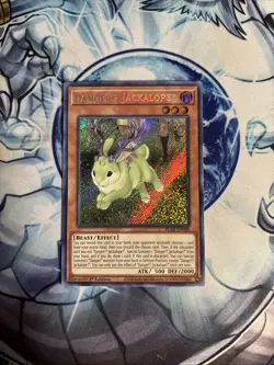 (YCL) Yugioh Danger!U JackalopeU BLAR-EN088 Secret Rare 1st Ed VLP - Image 1