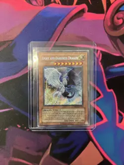 Yugioh Light And Darkness Dragon RP02-EN095 Retro Pack 2 Reprint FOIL BLEED - Image 1