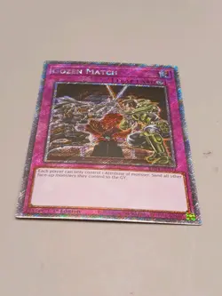 Yugioh Gozen Match RA04-EN134 Platinum Secret Rare 1st Edition Near Mint - Image 1