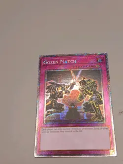 Yugioh Gozen Match RA04-EN134 Platinum Secret Rare 1st Edition Near Mint - Image 2