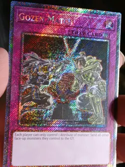 Yugioh Gozen Match RA04-EN134 Platinum Secret Rare 1st Edition Near Mint - Image 3