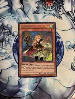 (YCL) Ritual Beast Tamer Lara THSF-EN022 Secret Rare 1st Edition Yugioh VLP - Image 1