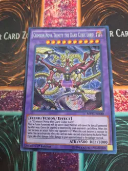 Yugioh Crimson Nova Trinity the Dark Cubic Lord MVP1-ENS40 Secret 1st Edition NM - Image 1