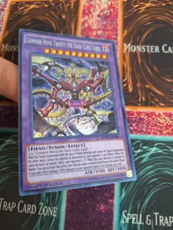Yugioh Crimson Nova Trinity the Dark Cubic Lord MVP1-ENS40 Secret 1st Edition NM - Image 2