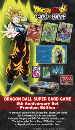 SEALED Bandai Dragon Ball Super Card Game 5th Anniversary Set Premium Edition - Image 3