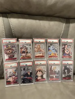 PSA 10 One Piece Card Game 25th Anniversary Sequential Set Collection Japanese - Image 2