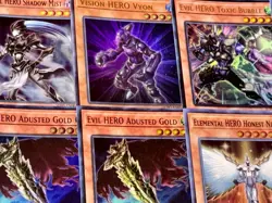 Yu-Gi-Oh! 40 Card HERO Deck With 15 Card Extra Deck Competitive Yugioh 🔥 - Image 3
