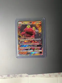 Pokemon TCG Magcargo GX Holo Ultra Rare Card Sun & Moon Lost Thunder 44/214 - Image 1