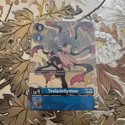 Digimon Card Game TeslaJellymon Illustration Alternate Art BT9-025 - Image 1