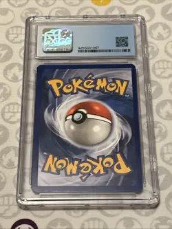 Dark Dragonite Team Rocket 1st Edition 5/82 Holo Pokemon Card CGC 9 MINT. Nice! - Image 2