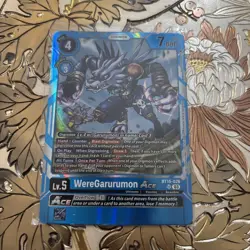 Digimon Card Game WereGarurumon ACE Foil BT15-026 - Image 1