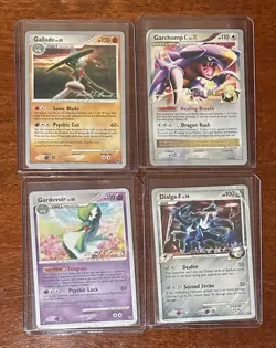 Pokemon World Championship 2010 Card (4) Lot Gardevoir Dialga Garchomp C FREE SH - Image 1