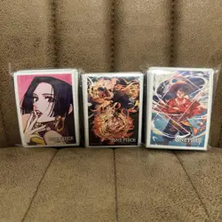 ONE PIECE Limited Card Sleeve Hancock Ace Sabo Luffy Select One - Image 1