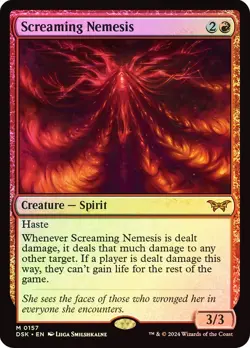 Screaming Nemesis Duskmourn: House of Horror Foil NM Near Mint MTG Magic - Image 1