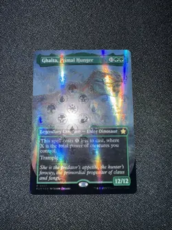 Ghalta, Primal Hunger Mana Foil Borderless Foundations NM MTG - Image 1