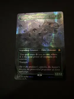 Ghalta, Primal Hunger Mana Foil Borderless Foundations NM MTG - Image 4