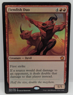 MTG Fiendish Duo Magic Game Night 2019 Foil LP - Image 1