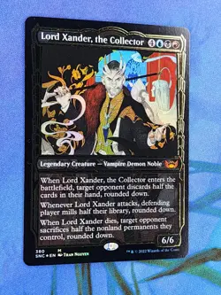 1x GILDED FOIL Lord Xander, the Collector, NM, SNC, Magic: the Gathering, MtG - Image 3