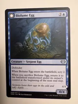 x1 Biolume Egg Biolume Serpent VOW MTG 49/277 UNCOMMON - Image 1