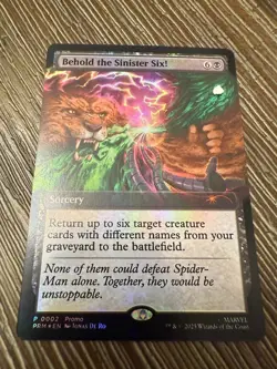 MTG Spider-man Behold The Sinister Six Promo Pax West 2025 - Image 2