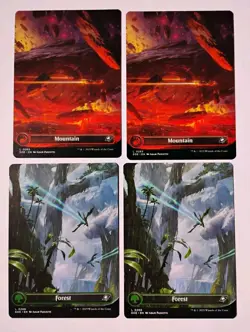 10x Full Art Basic Lands MTG, Edge of Eternities, Mix of Foil and Regular, NM - Image 2
