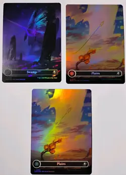 10x Full Art Basic Lands MTG, Edge of Eternities, Mix of Foil and Regular, NM - Image 4