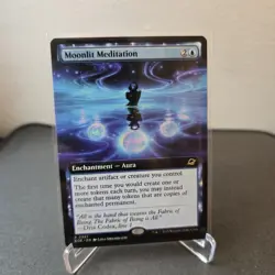 MTG Moonlit Meditation 327 Extended Art Regular Rare Edge of Eternities EOE - Image 1