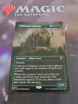 Mtg. Cultivator Colossus. Foil Borderless. Innistrad Remastered. Pack Fresh - Image 1
