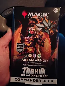 MTG Tarkir Dragonstorm Commander Deck - Abzan Armor NEW Magic The Gathering - Image 1