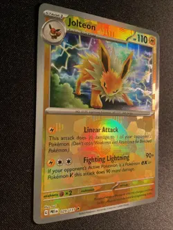 Pokemon TCG - Jolteon (Poke Ball Pattern) 029/131 Prismatic Evolutions NM - Image 2