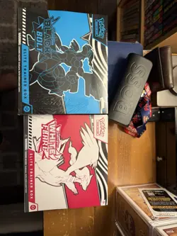 Pokemon TCG S&V Black Bolt & White Flare Sealed Elite Trainer Box ETB Set of 2 - Image 3