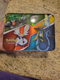 Pokemon TCG Sword & Shield Collector's Treasure Chest Empty Tin Lunch Box - Image 2
