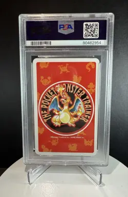1996 POKEMON RED P/C DUGTRIO 8 OF HEARTS. PSA 10 - Image 2