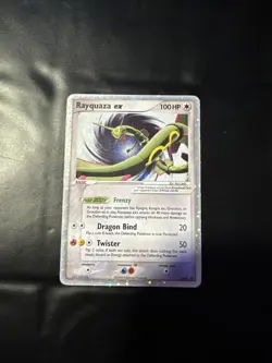 Pokemon TCG Rayquaza EX 039 Ultra Rare Holo Black Star Promo 2006 - Image 1