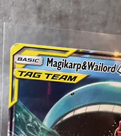 Magikarp & Wailord GX SM166 Sm Holo Pokemon TCG Moderately Played See Corner - Image 2