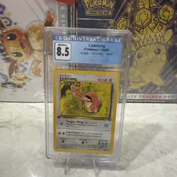 1999 Pokemon Jungle Lickitung 1st Edition Uncommon 38/64 CGC 8.5 - Image 1
