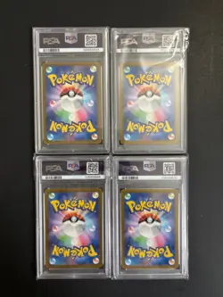 Pokemon 2023 Japanese 151 Vaporeon, Flareon, and More Master Ball Set PSA 10 - Image 2