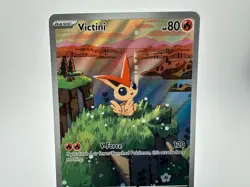 Victini SVP 208 Illustration Rare Black Star Promo Black & White Pokemon TCG NM - Image 2