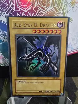 Yugioh Red-Eyes Black Dragon SDJ-001 Ultra Rare Joey Starter - Image 1
