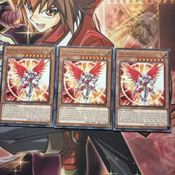Yugioh! Playset 3x Erzherrscher Krysta Rare - VASM-DE048 1. Auflage - Deutsch - Image 1