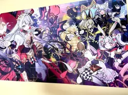 YuGiOh M∀LICE Playmat Rabbit Peko Size 60x35cm Used - Image 2