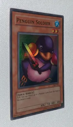 Yugioh! Starter Deck: Joey Penguin Soldier SDJ-022 Unlimited SUPER RARE LP - Image 3