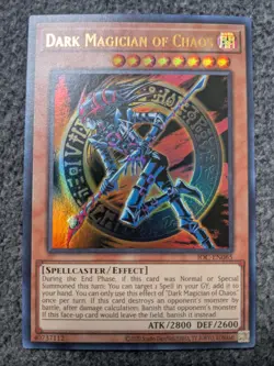 YUGIOH DARK MAGICIAN OF CHAOS UNLIMITED ULTRA RARE#IOC-EN065 25TH ANNIVERSARY NM - Image 1